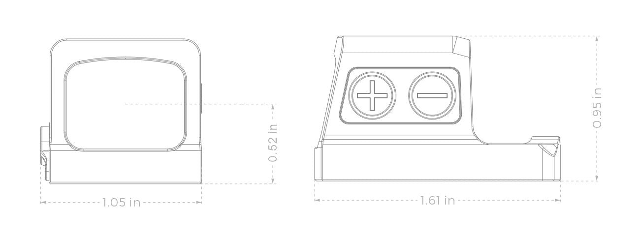 Holosun EPS Carry MRS Enclosed Pistol Sight - Multiple Reticle